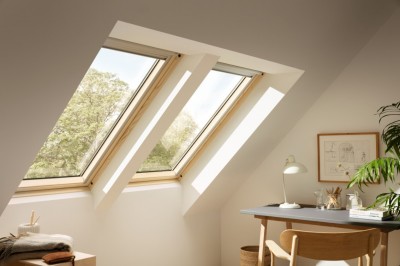 VELUX GZL ablak alsó kilinccsel, 2-rétegű edzett üveg 66x118 cm